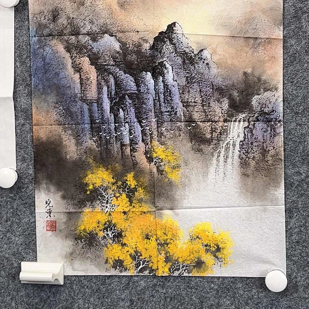 纸本国画（g93105）山水 书画