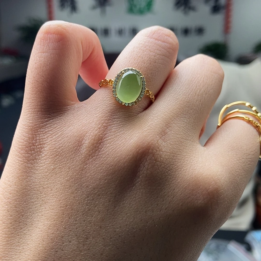 和田玉颜色多样性发拍一发一银S925镶嵌