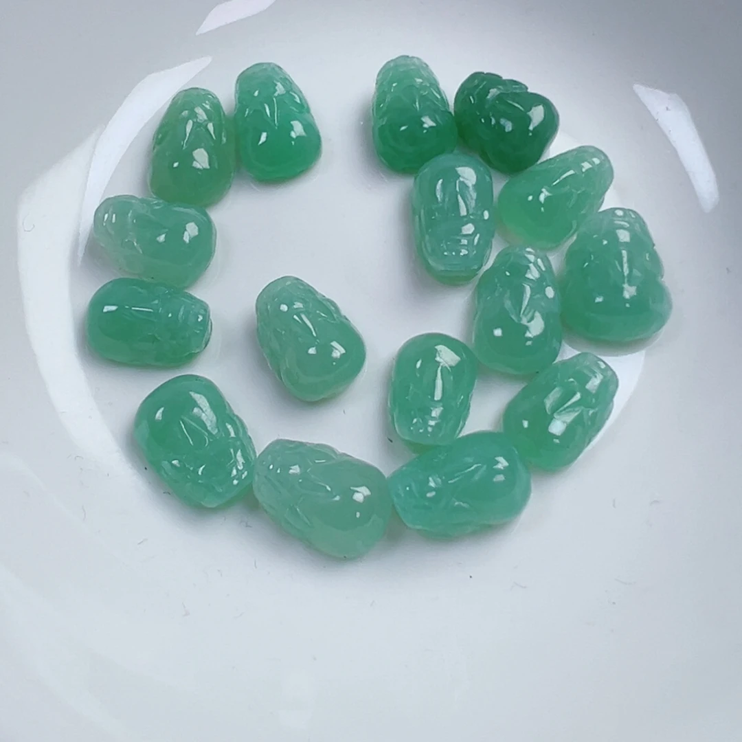 翡翠散珠翡翠貔貅一个可挑