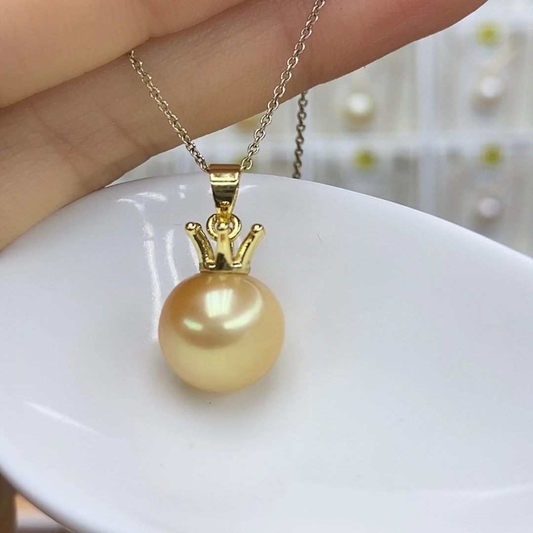 淡水珍珠吊坠(赠链)合金