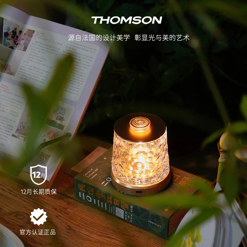 法国汤姆逊威士忌发光酒杯/THOMSON夜光杯玻璃轻奢高端创意红酒杯