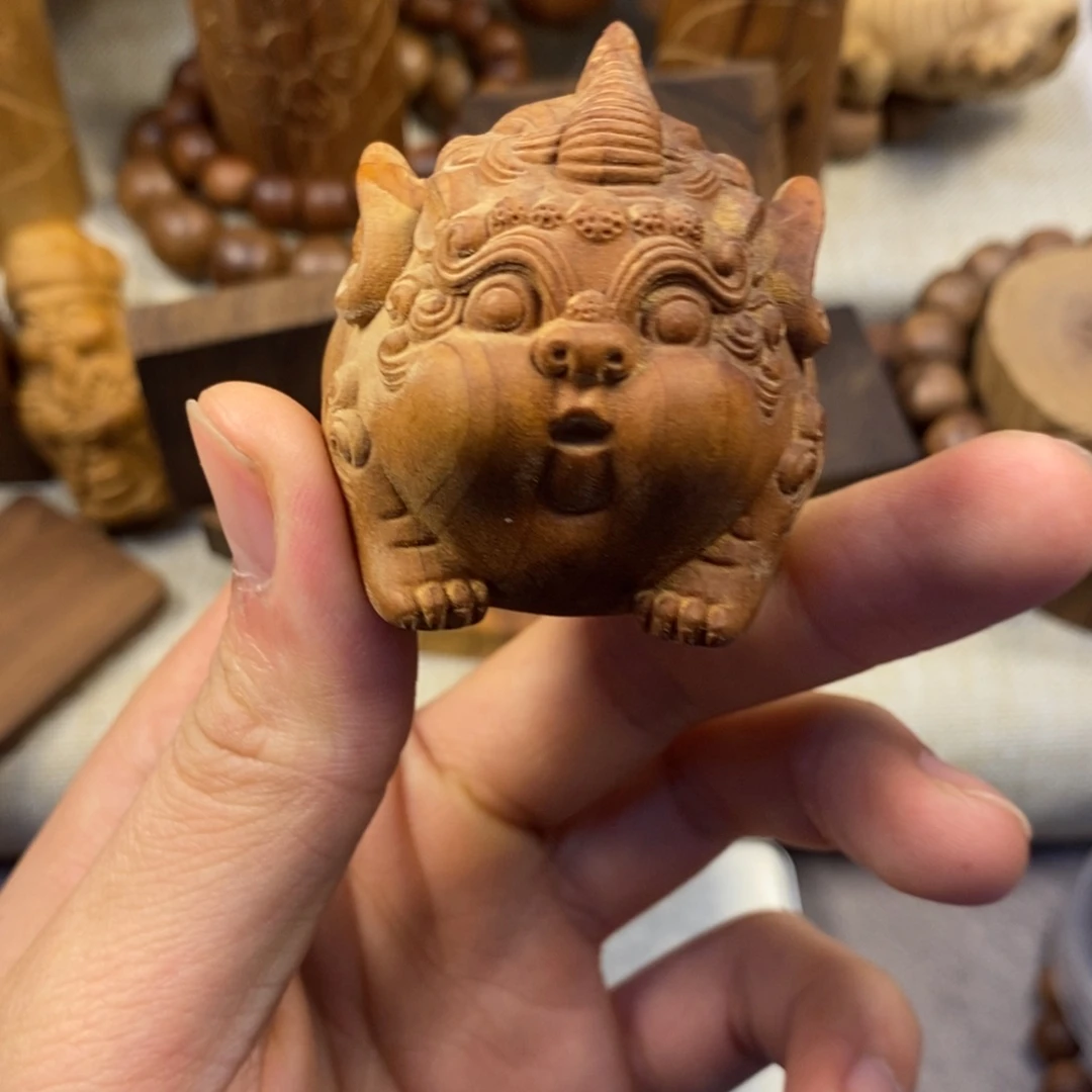 檀香木手串/手链余**开焦糖谛听