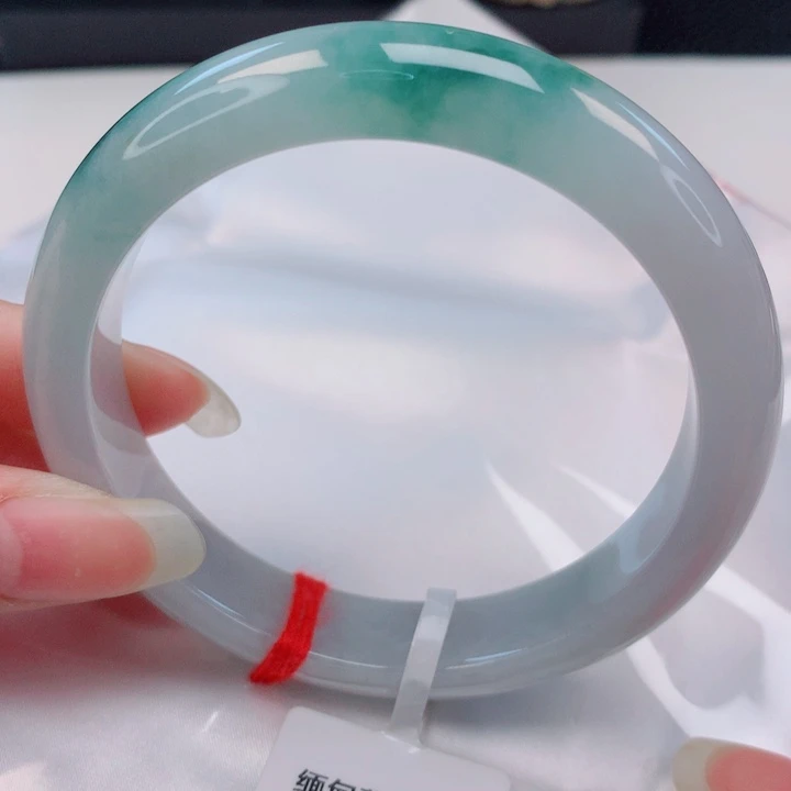 未镶嵌手镯翡翠58圈