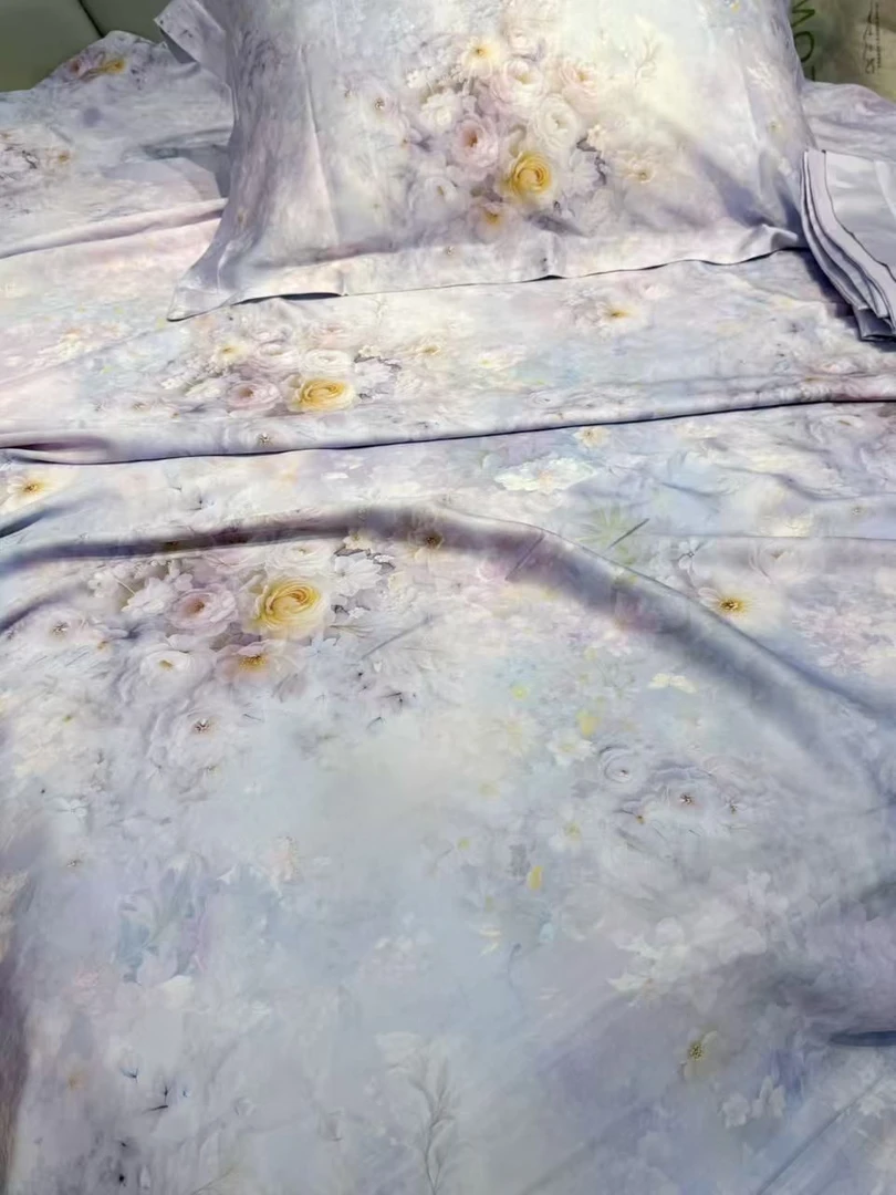 【刘总轻奢】天丝高支高密数码印花四件套-诺曼庄园