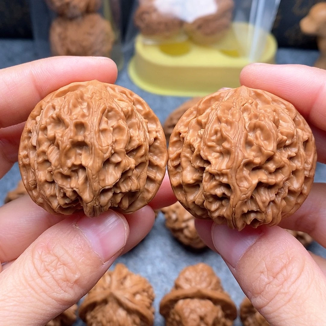 文玩核桃把件苹果园43尺精品