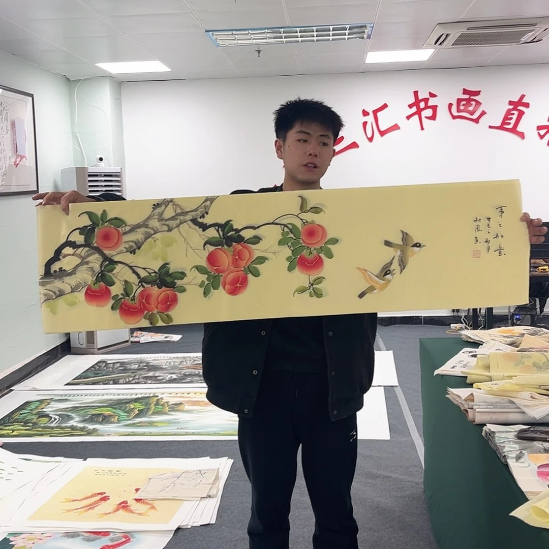 国画国画纯手工作品