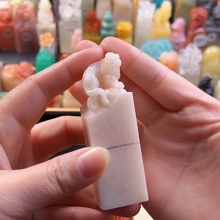 云南石印石释*元手工定制2.5厘米老虎