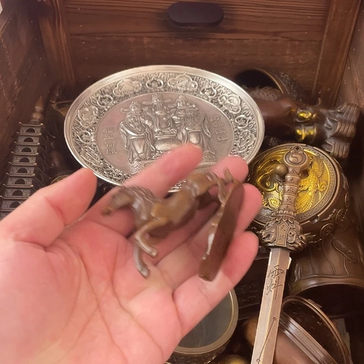 铜心铜德铜器摆件