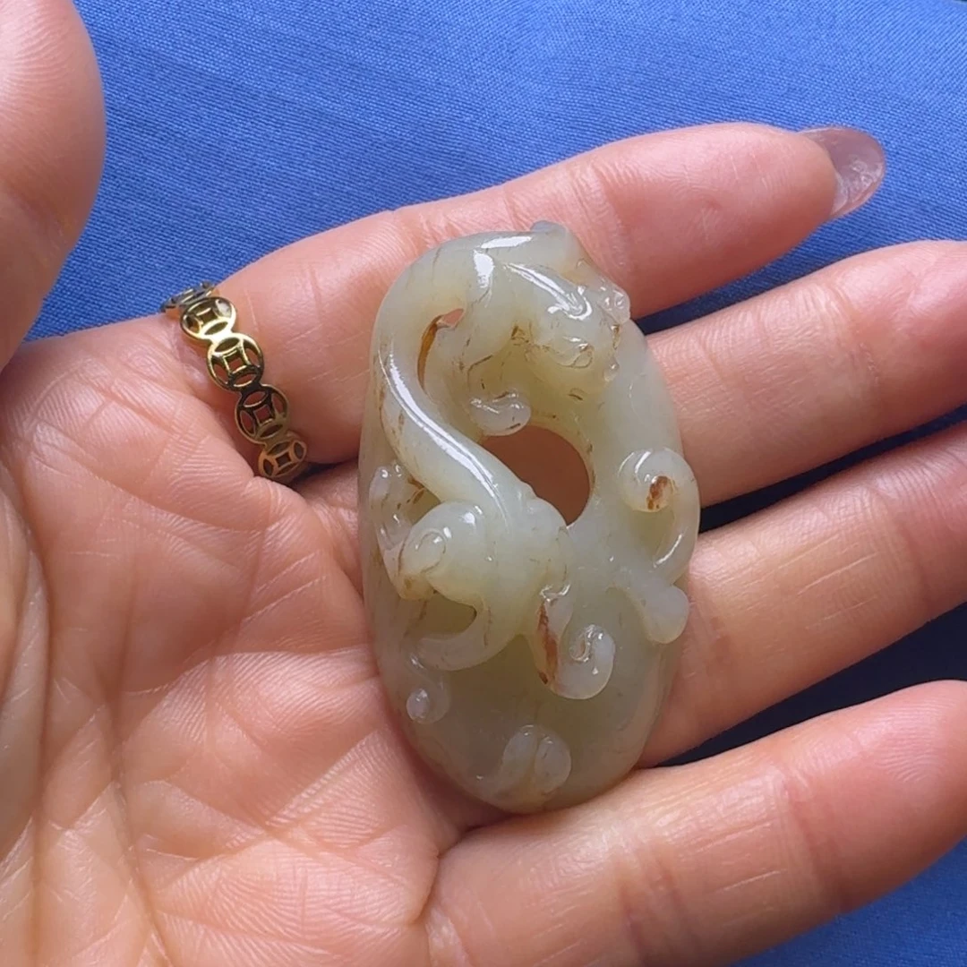 和田玉（糖玉）颈饰未镶嵌