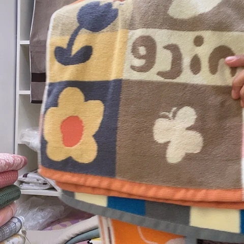 棉微瑕童巾方巾毛圈7条