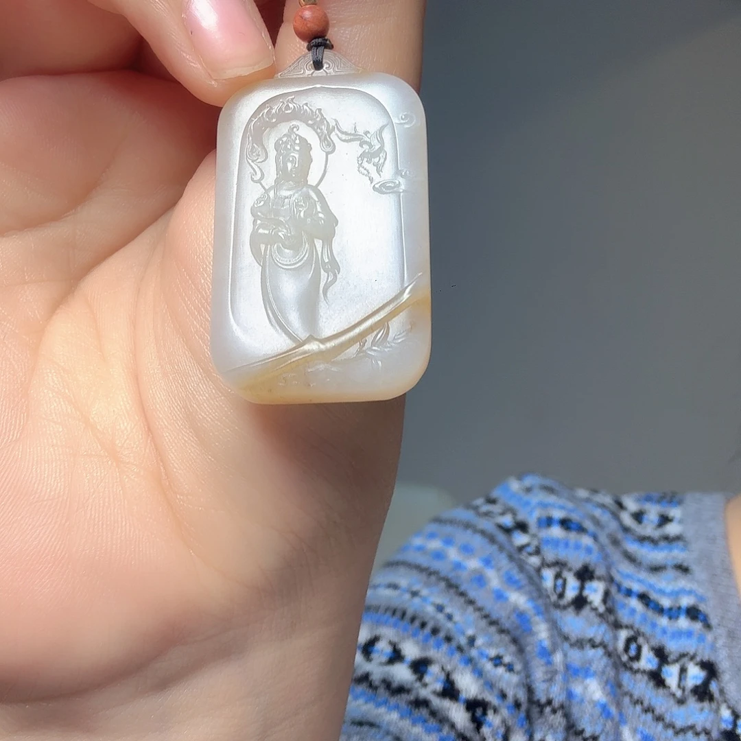 香***内和田玉（糖玉）未镶嵌颈饰