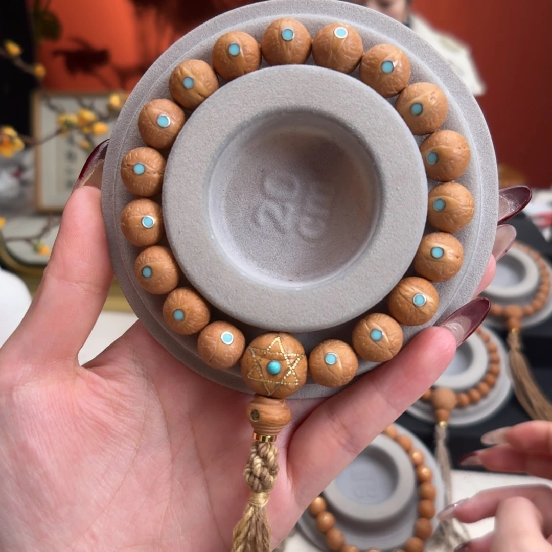 凤眼菩提手串12mm铁籽单圈松钉新籽