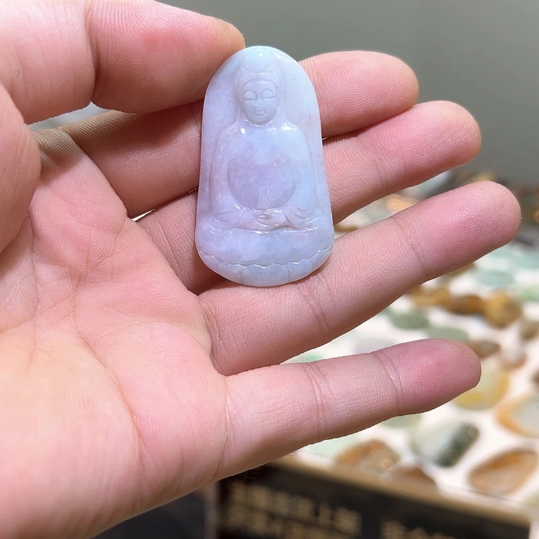 翡翠未镶嵌颈饰挂件