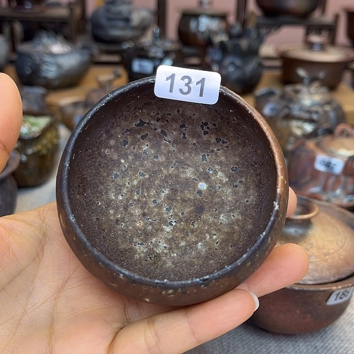 裸柴烧陶瓷手工茶器