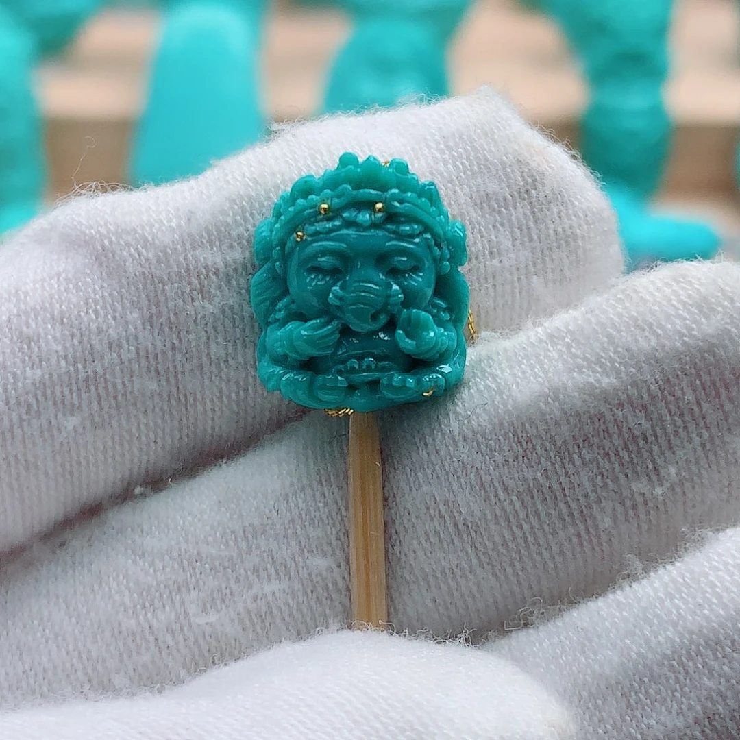 绿松石未镶嵌配饰