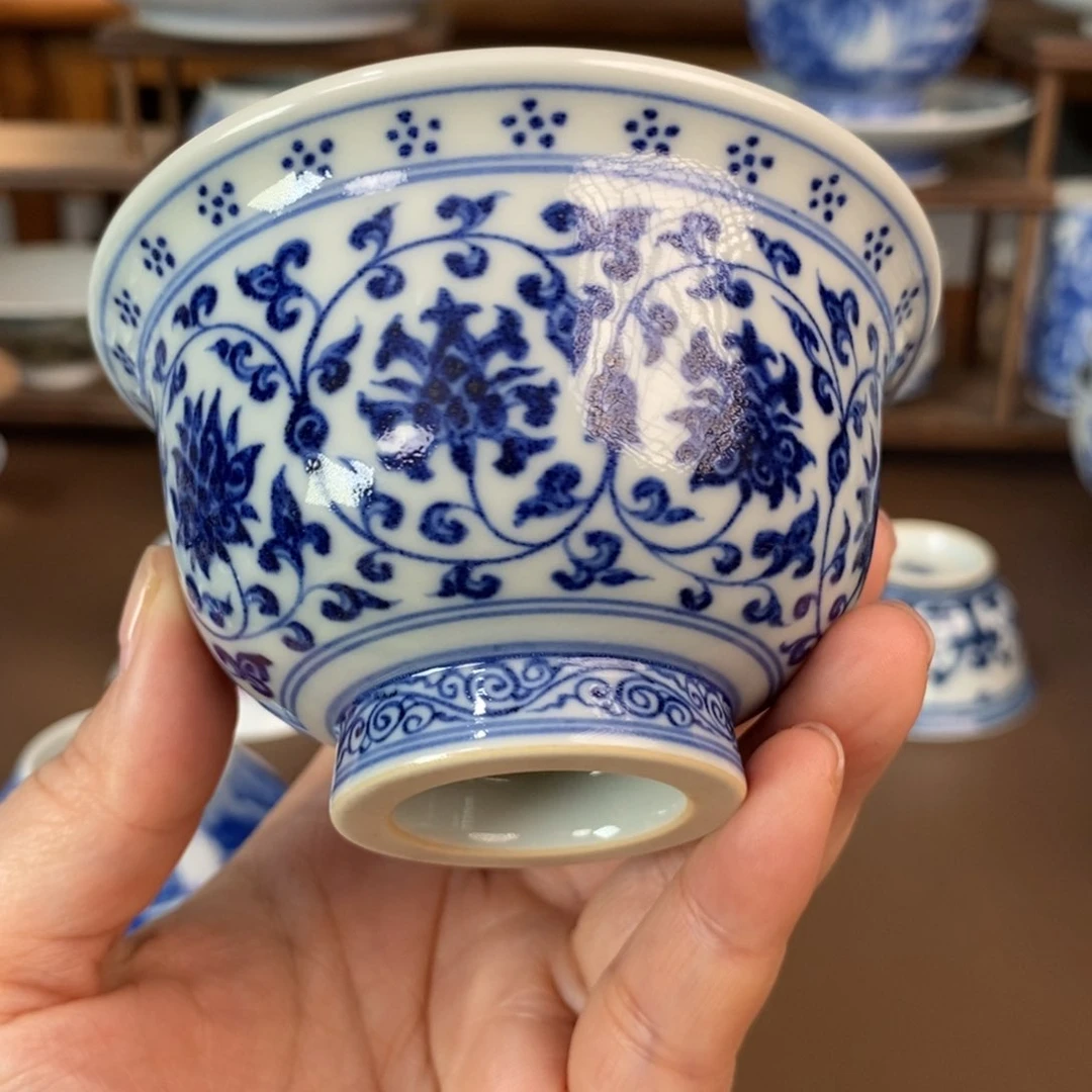 文景德镇陶瓷手工手绘