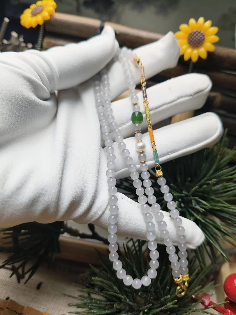 （一哥专属12.20）WCB-130和田玉项链约4MM多样性发其一