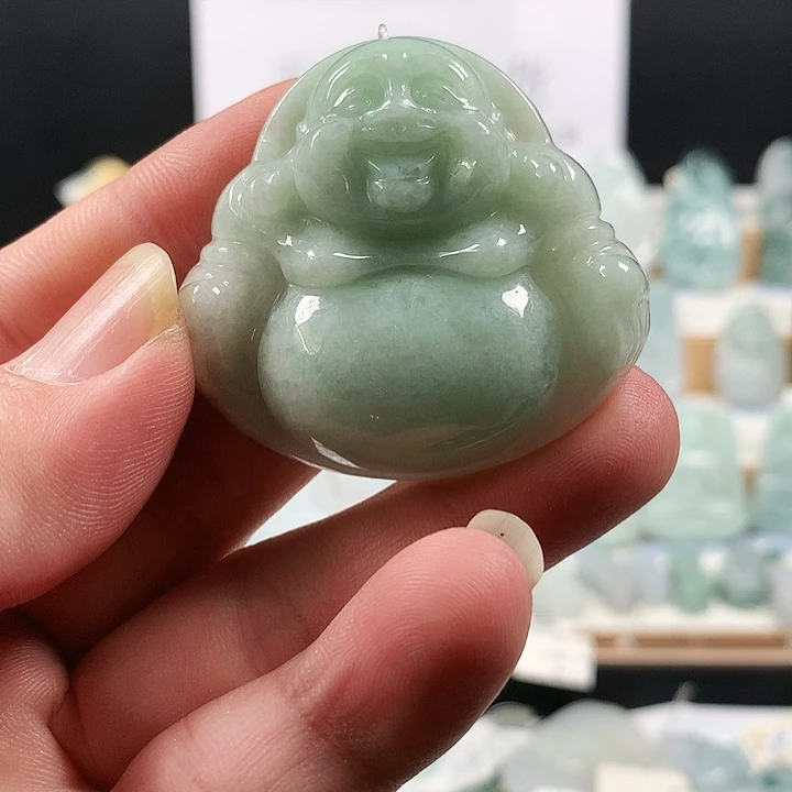 吊坠(不含链)未镶嵌翡翠51大肚佛