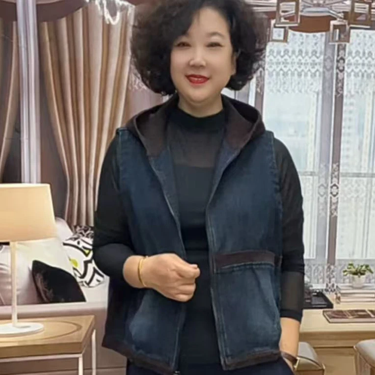 连帽拉链春秋马夹春款时尚