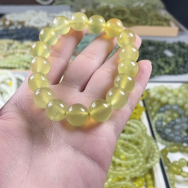 蛇纹石玉未镶嵌手链