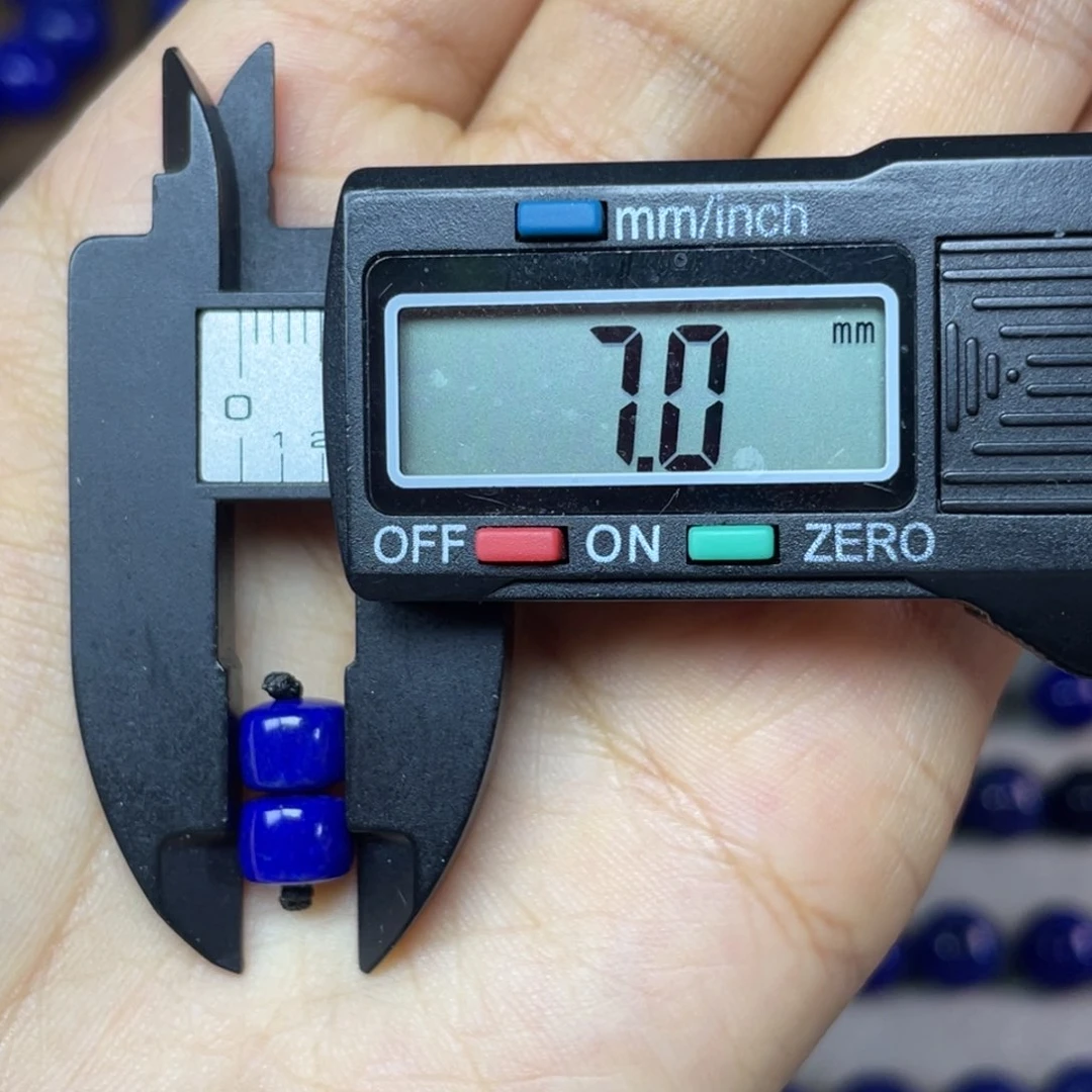 青金石未镶嵌7×5mm直切配饰