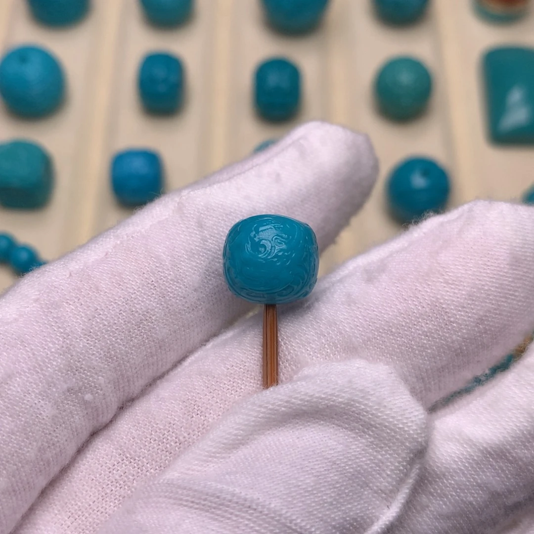 绿松石未镶嵌绿松石龙凤10.8