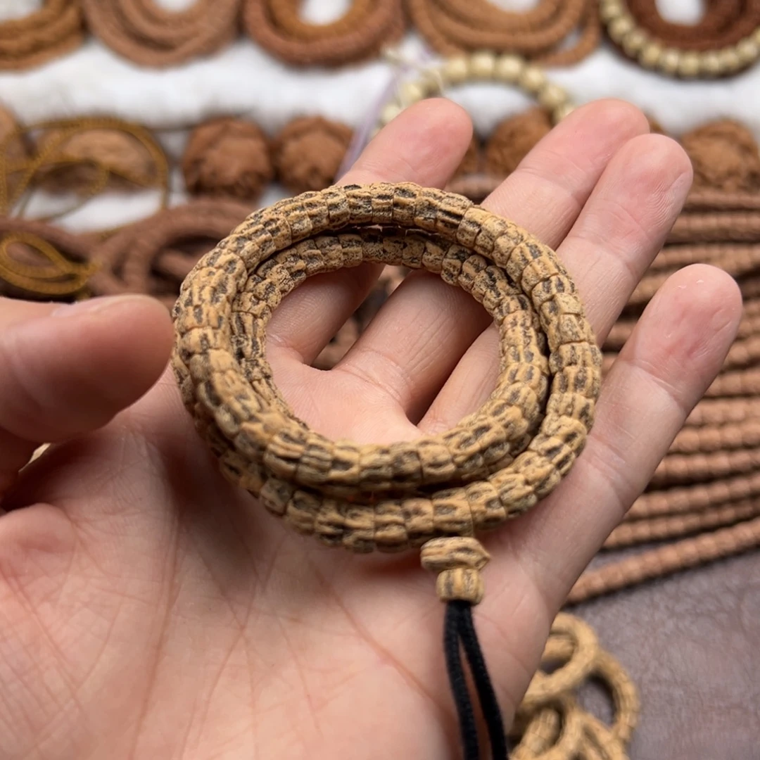 暗***迷金刚菩提吊坠暗里百香籽双圈