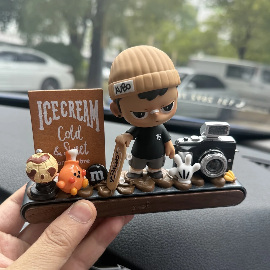 泡泡KUBO车载摆件高级感男士车内饰品汽车装饰停车号码牌挪车