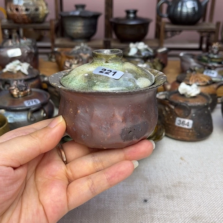 壶裸柴烧陶瓷茶器