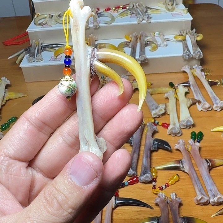 鸡骨（鸡脚）把件玉*姐鸡爪骨