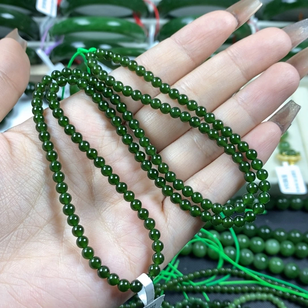 和田玉（碧玉）颈饰未镶嵌晓*