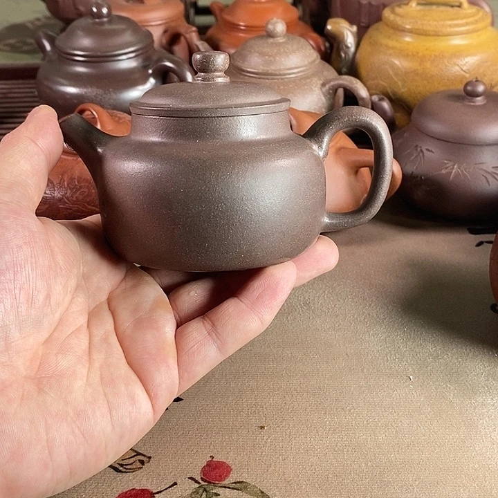 茶壶段泥紫砂的微瑕