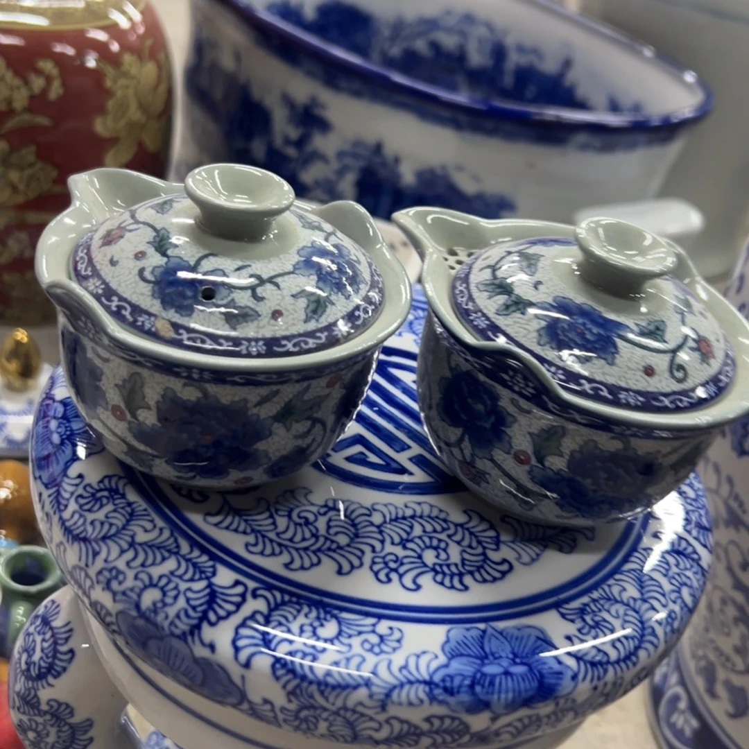 瓷片微瑕青花瓷器难得一漏