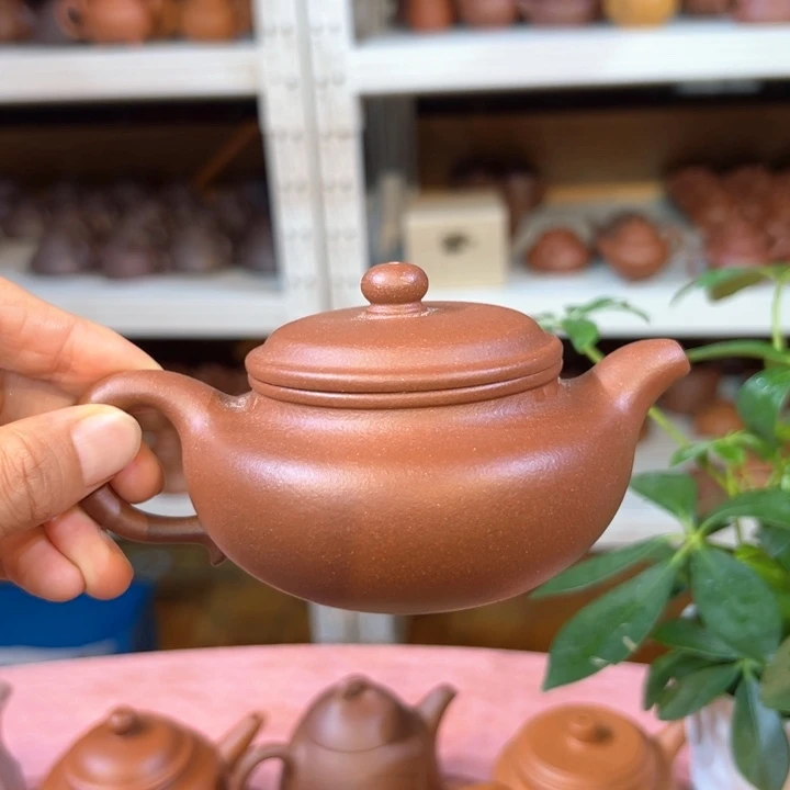 茶壶紫砂紫泥仿古200c c