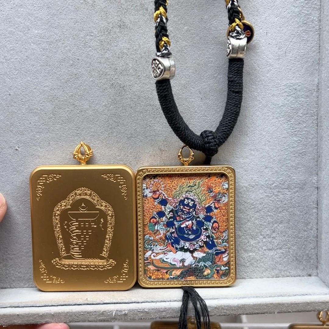 吊坠芋****?铜单面大黑天绳子13