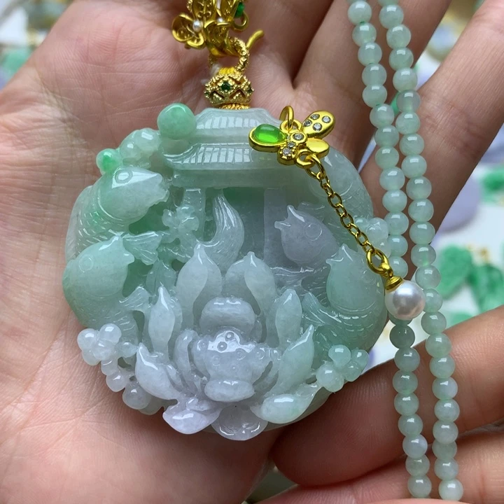 颈饰未镶嵌翡翠翡翠