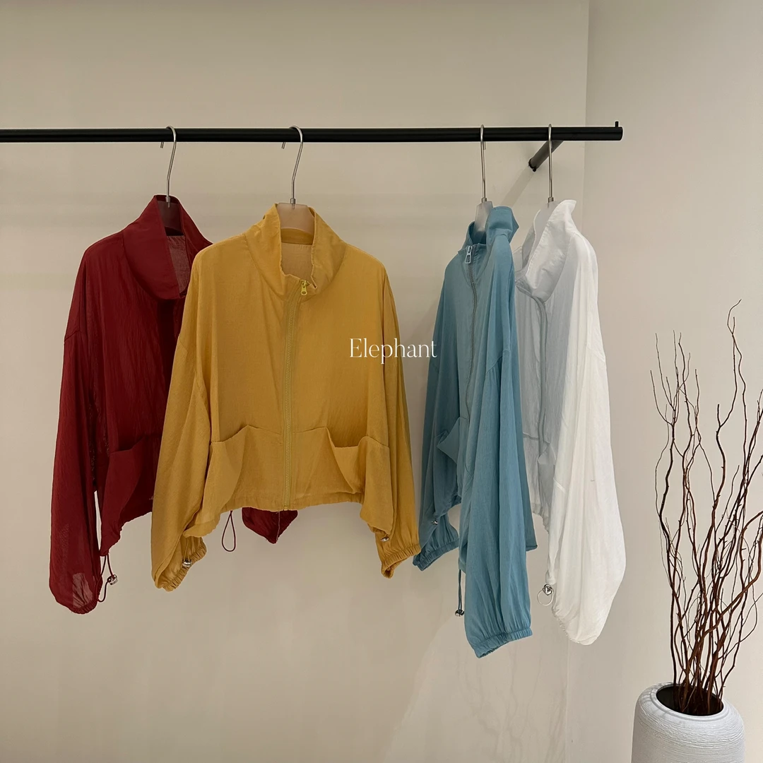 〔福〕Elephant（8150#）宽松立领轻薄防晒衣kc