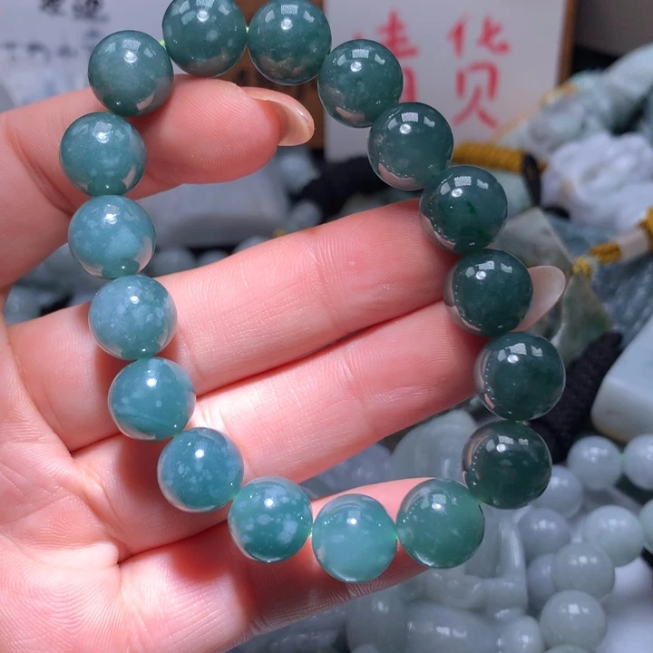 翡翠未镶嵌颈饰保真天然A货翡翠