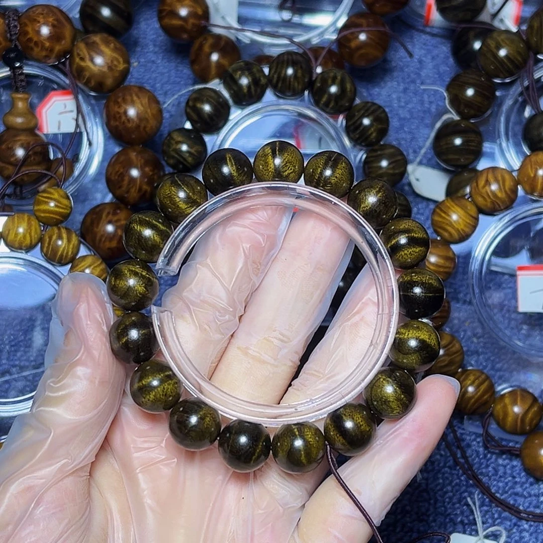 手串/手链楠木（金丝楠）1.2阴沉闪电