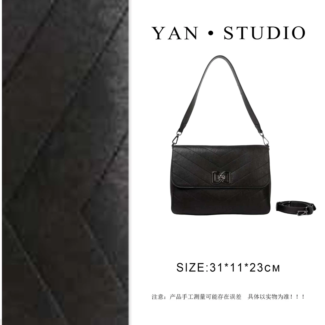 【艳姐甄选】BF-66630-黑色-轻奢时尚百搭新款女包
