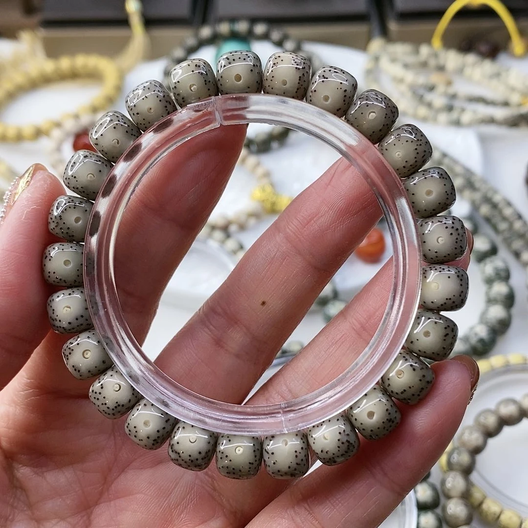 星月菩提手串卡9冰糖绿