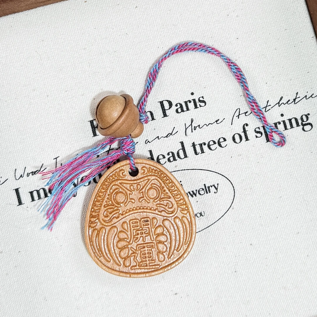 非金属木质吊坠 开开木木手机链