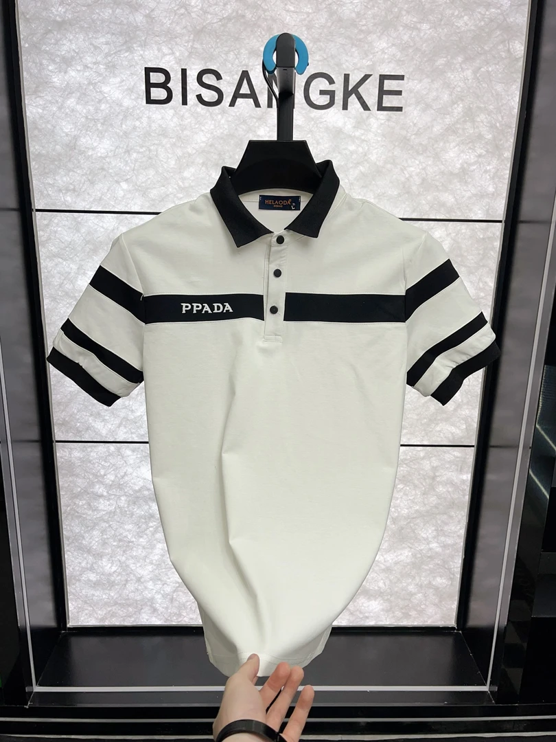 【秀】2025春夏新款男士时尚休闲透气百搭polo衫K50