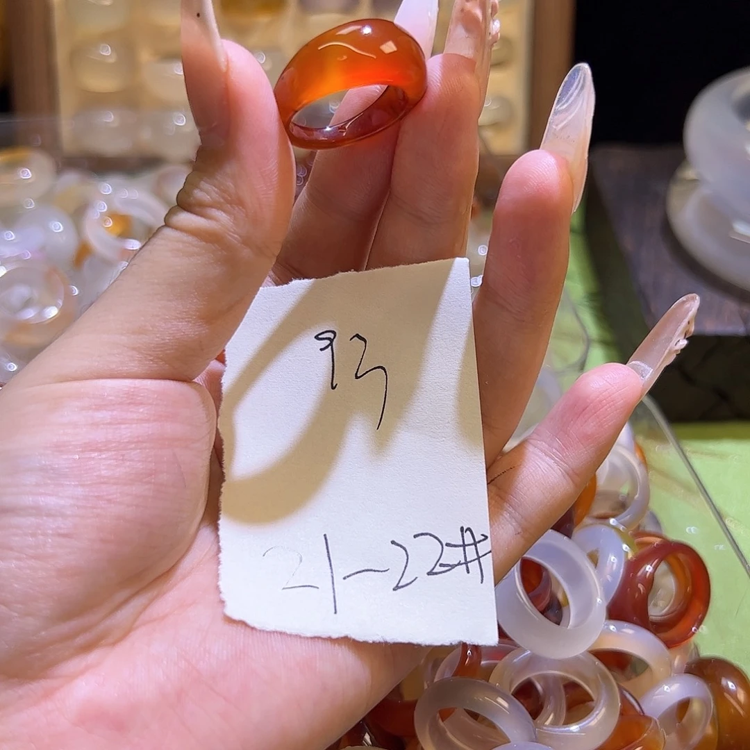 未镶嵌戒指玛瑙/玉髓