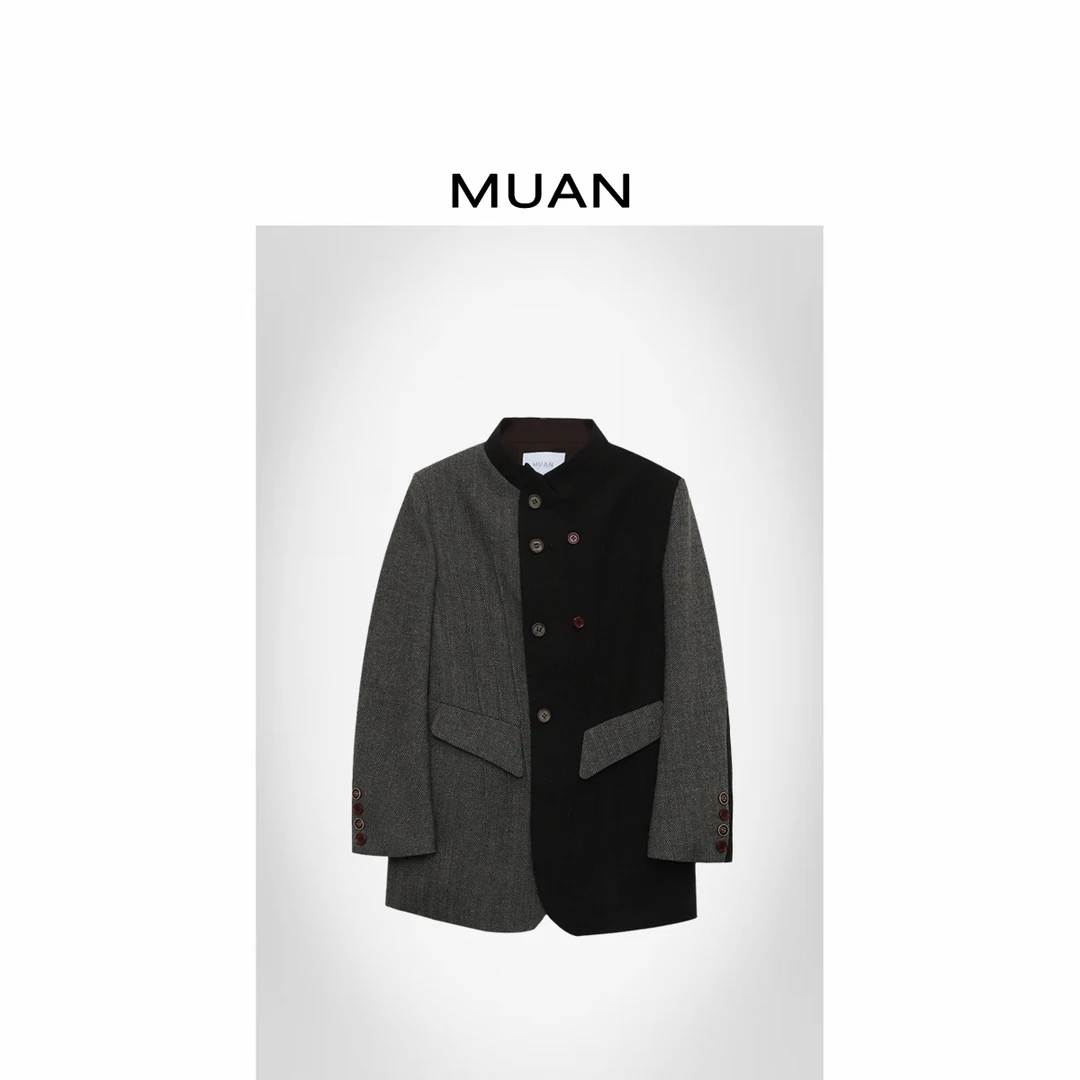 木岸MUAN：《路易十三西装》定制简约质感长袖西装外套女CQ-YJ-25002
