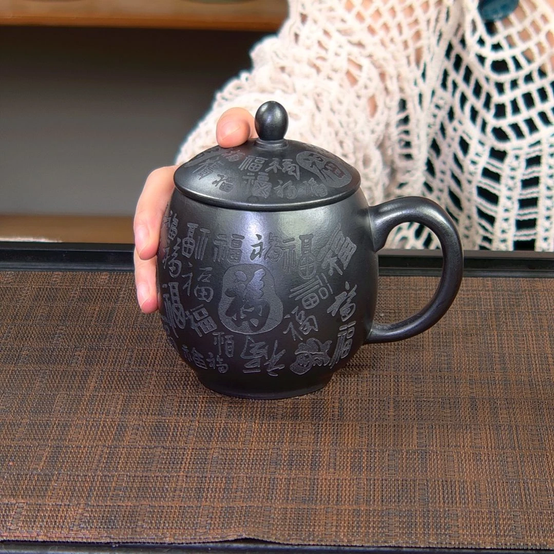 茶杯紫砂高货放漏