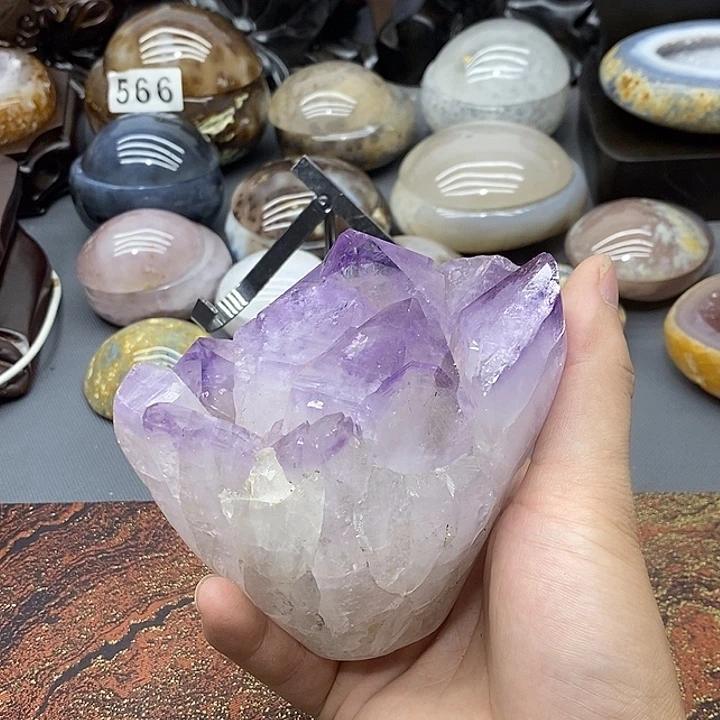 水晶摆件未镶嵌花