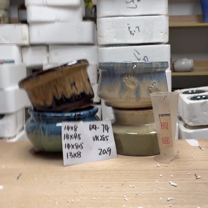 紫砂花盆多肉花盆微瑕74