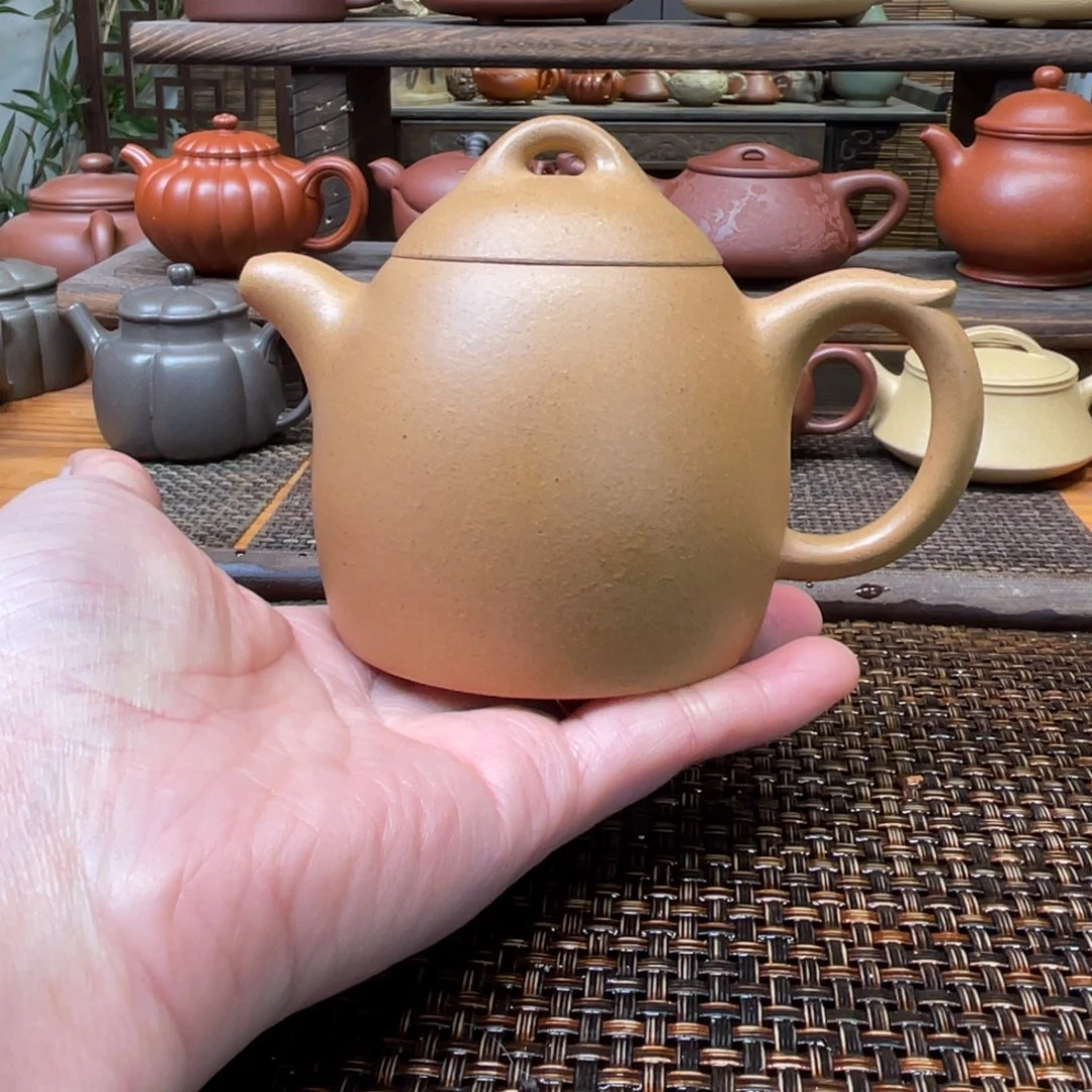 紫砂茶壶宜兴原矿紫砂手工制200