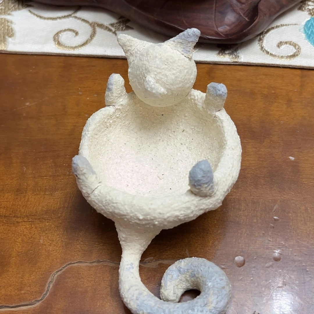 瓷片小猫烛台好看好看好看好看